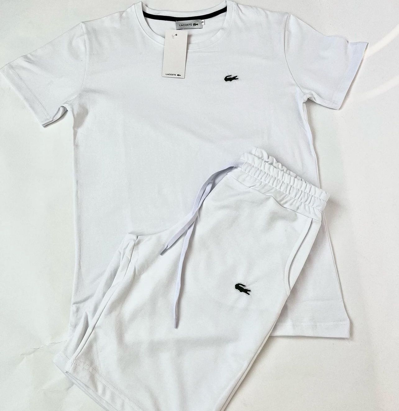 Conjunto Verano lacoste blanco