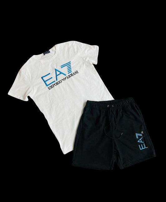 Conjunto verano EA7 blanco