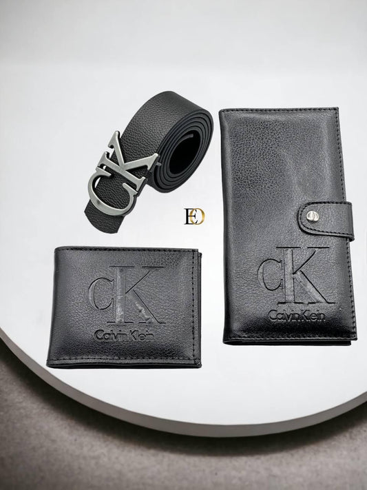 PACK Cinturon,Cartera,Billetera CK